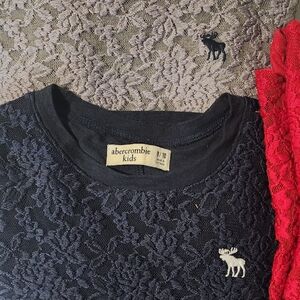 3 long sleeve abercrombie kids shirts